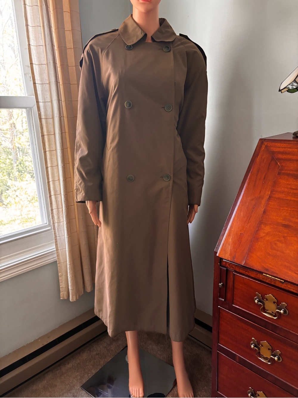 Vintage London Fog Maxi Trench Coat